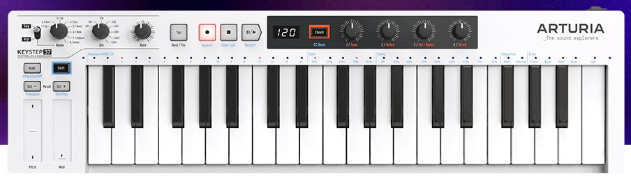 Arturia KeyStep 37 MIDI controller met mini-toetsen